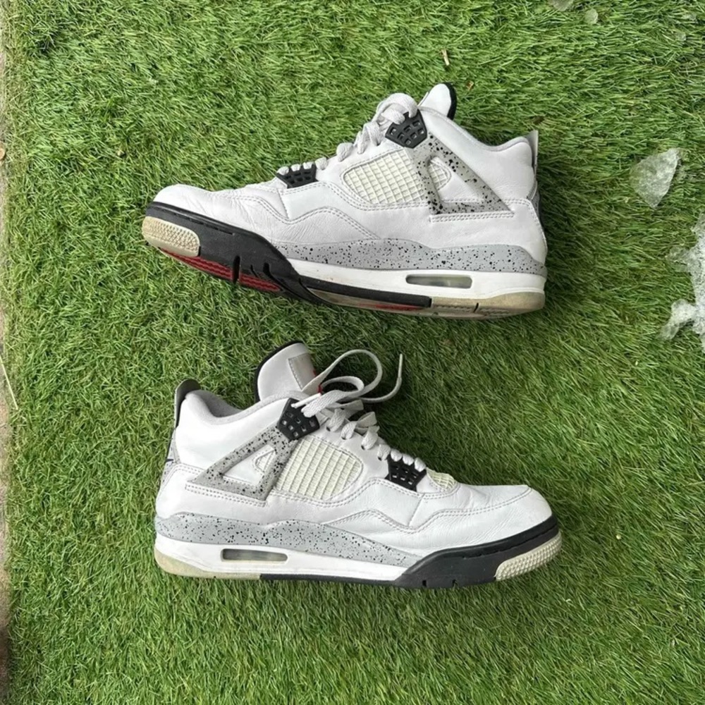 Air Jordan 4 Retro OG 'White Cement' 2016 Men’s Size 9.5 - Picture 2 of 7